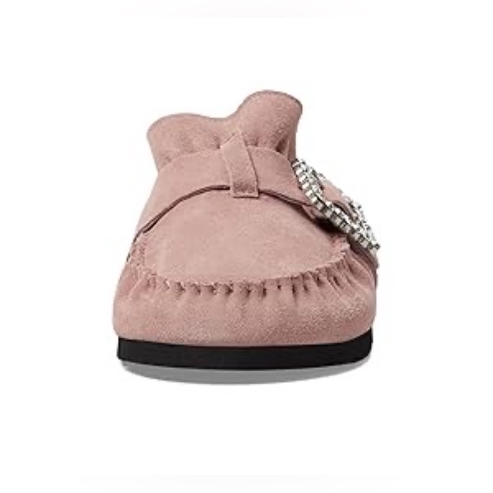 New Free People Shearling After Riding Mule Frost Pink Suede EU 36 US Women 6M - Picture 2 of 5